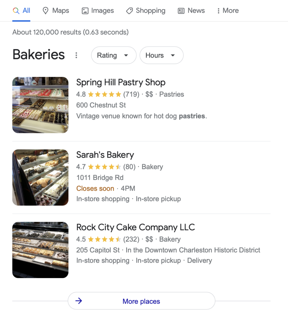Google Business Local SEO Search